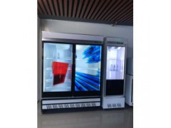 东莞惠华电子厂家直销55寸透明液晶显示冰柜门、冰箱门